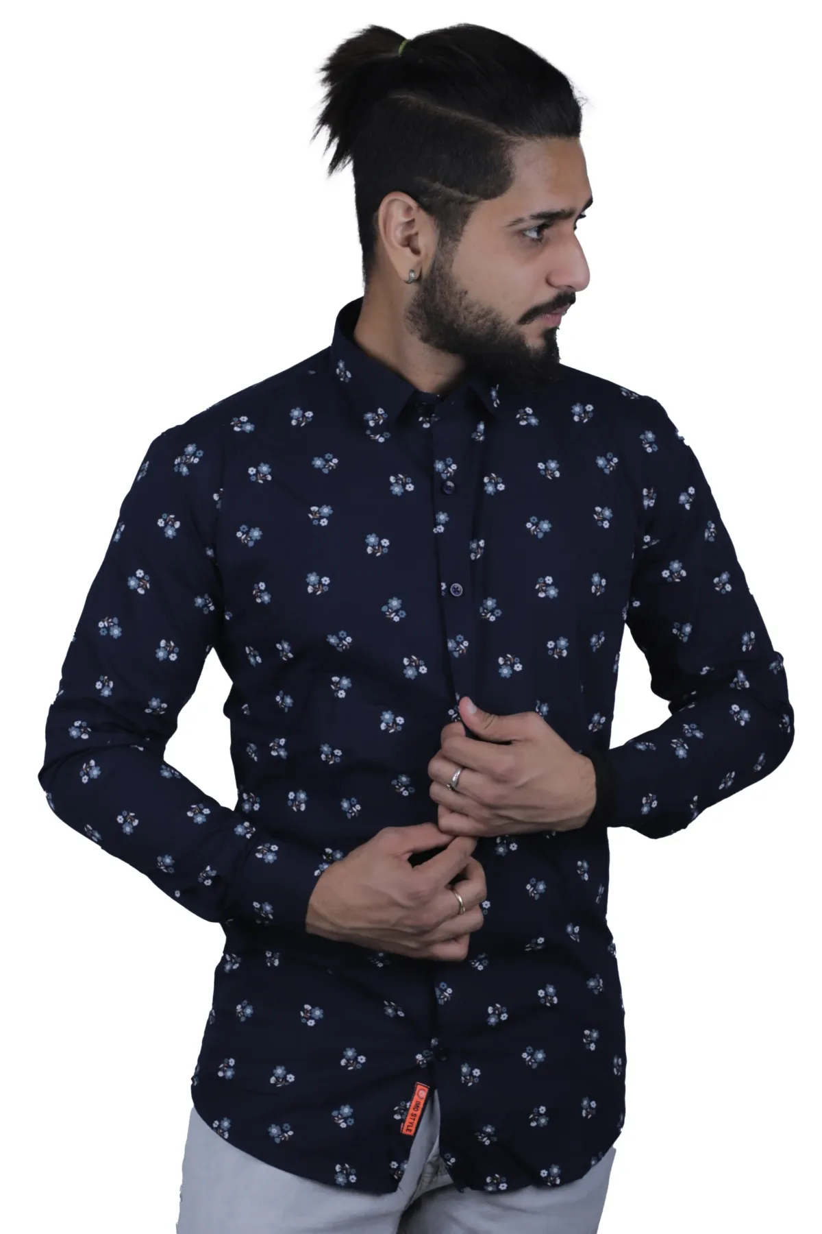 printed-blue-cotton-shirt-fancy-party-wear-casual-slim-fit-shirt