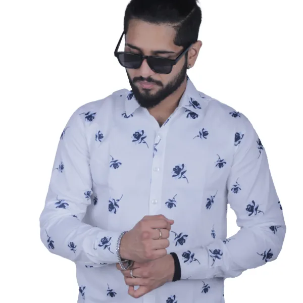 printed-cotton-shirt-blue-rose-casual-stylish-slim-fit-party-wear-shirt