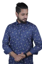 printed-stylish-blue-cotton-shirt