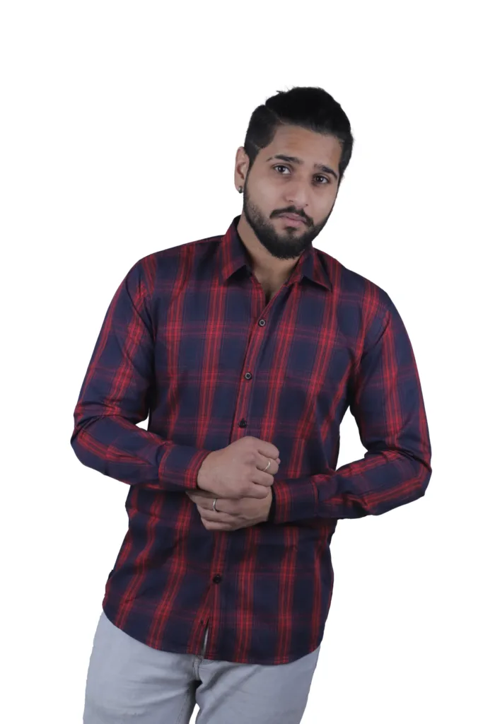 red-check-shirt-stylish-cotton-full-sleeve-classic-collared-shirt