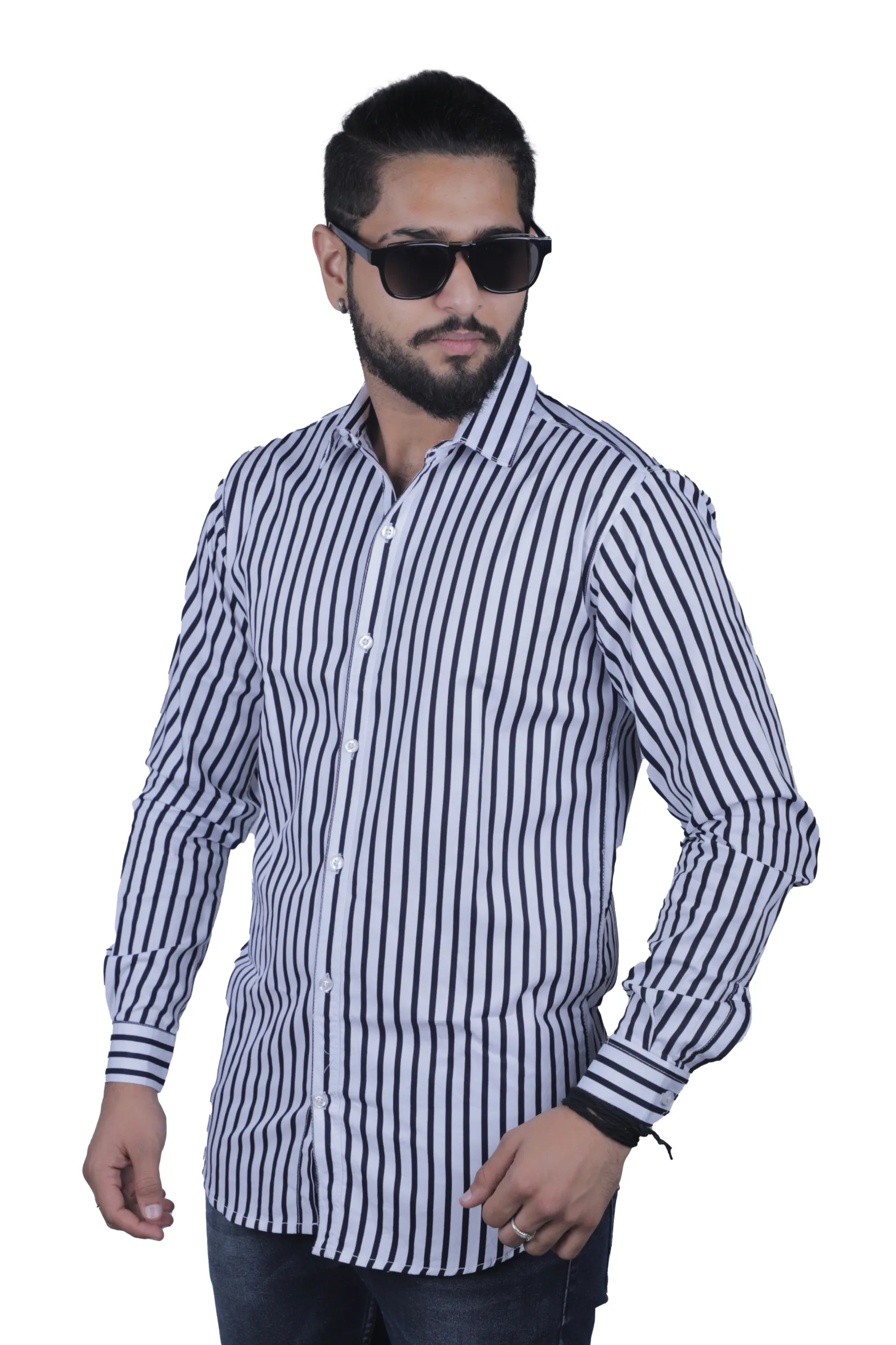 stripe-stylish-white-shirt-casual-fancy-party-wear-cotton-shirt