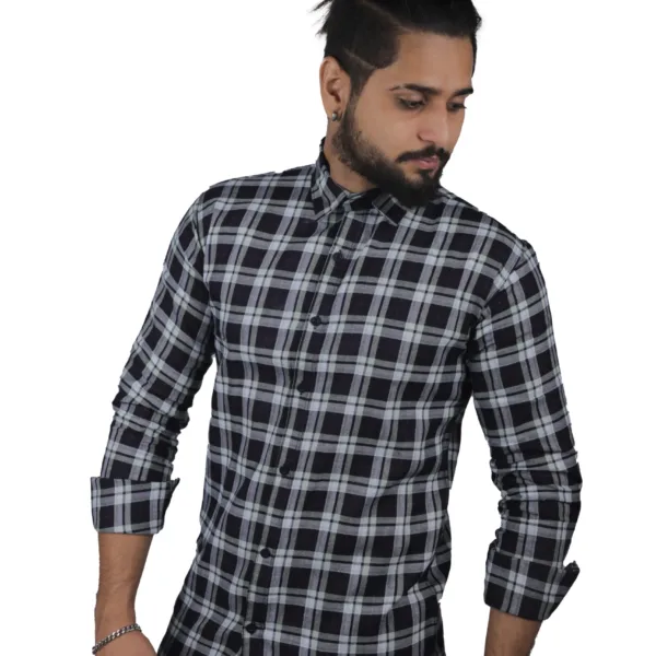 stylish-check-shirt-cotton-blue-collared-slim-fit-party-shirt