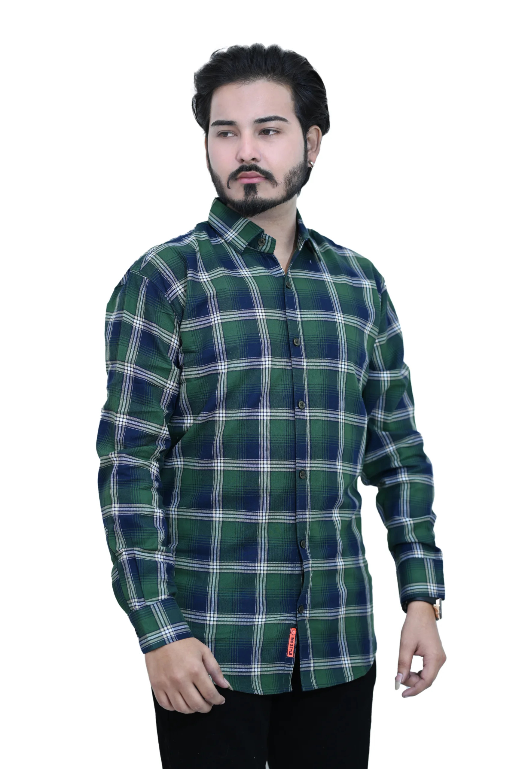 green-stylish-check-shirt