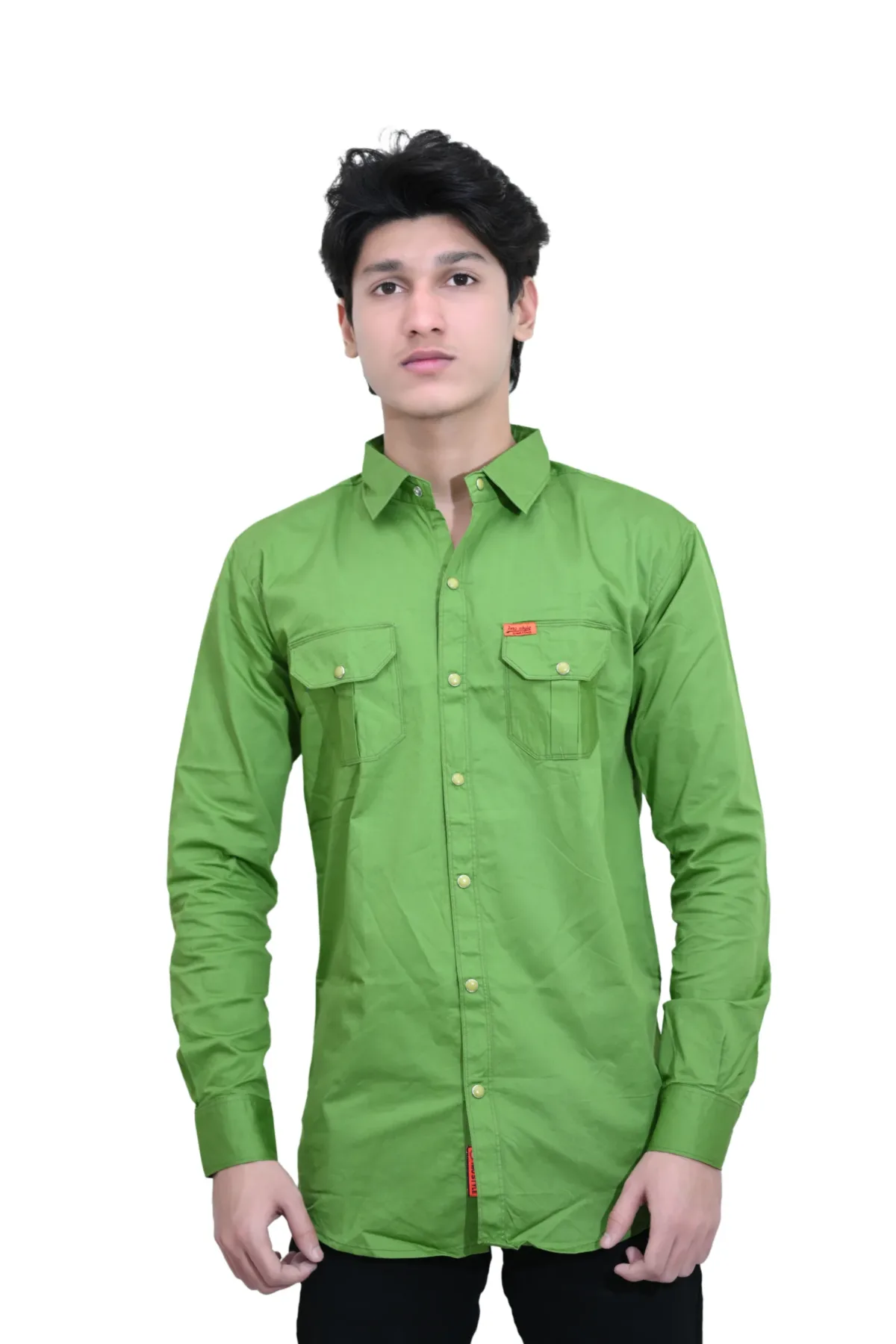 plain-shirt-green-colour