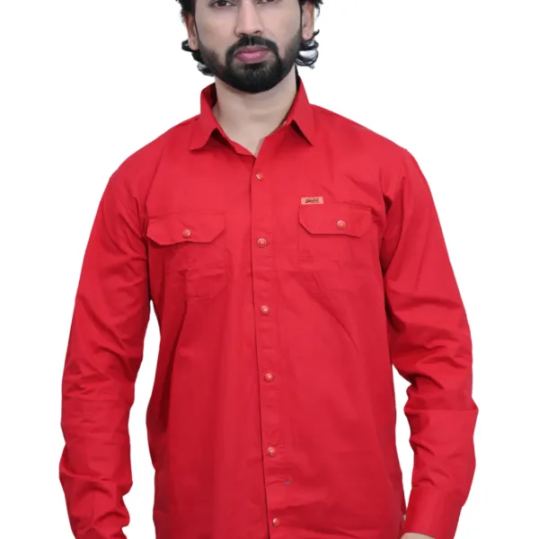 plain-shirt-red-colour