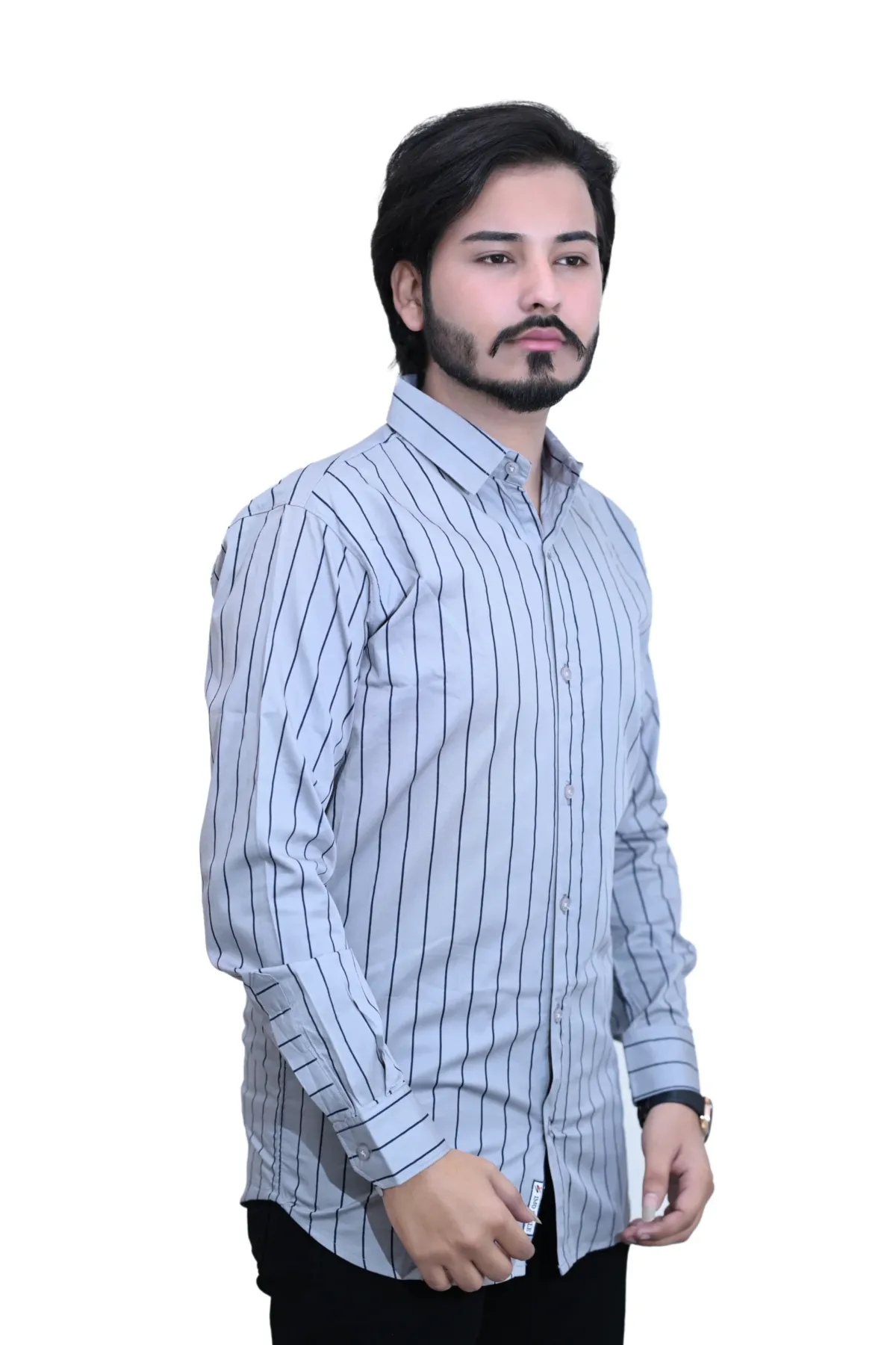 stripes-shirt-gray-colour